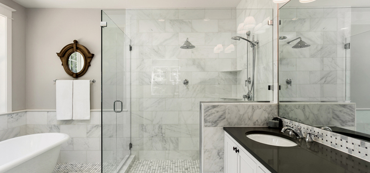bathroom shower door installation in Garden Grove