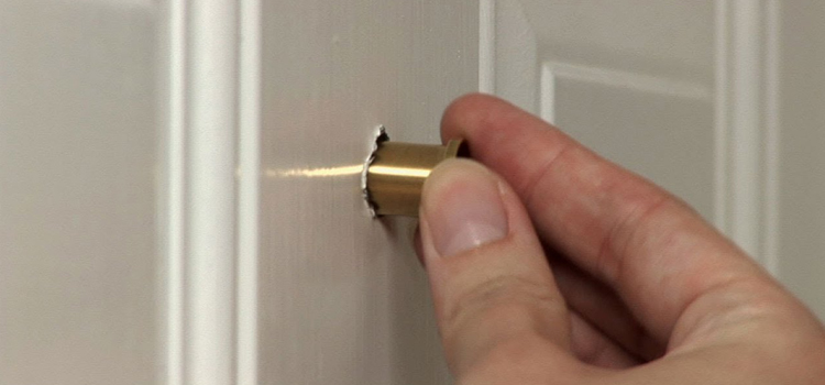 peephole door repair in Garden Grove